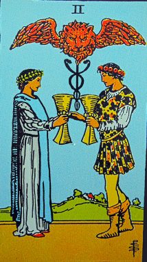 Tarot: the two of cups by mundus volubilis